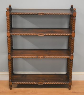 18th Century George Iii Mahogany Secretaire Breakfront Bookcase