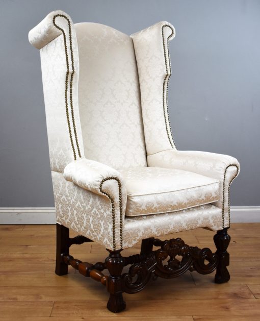 631 A Victorian Wing Back Armchair HIX