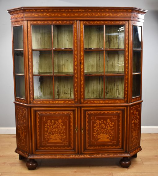 684 A 19th Century Dutch Marquetry Cabinet CXXX