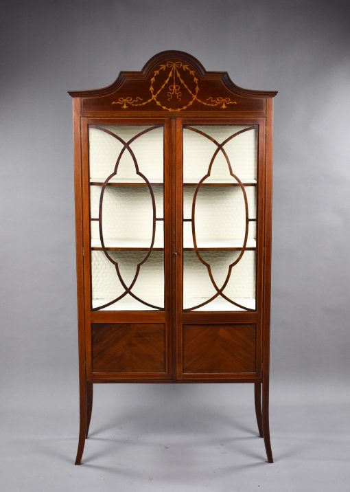 978 A Edwardian Mahogany Display Cabinet DX
