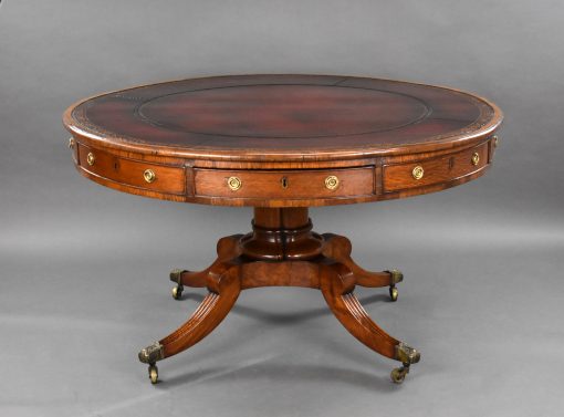 646 A 19th Century Drum Table AVNX