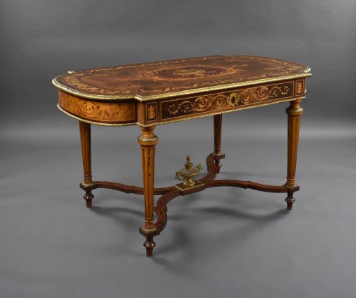 796 A 19th Century Marquetry Centre Table