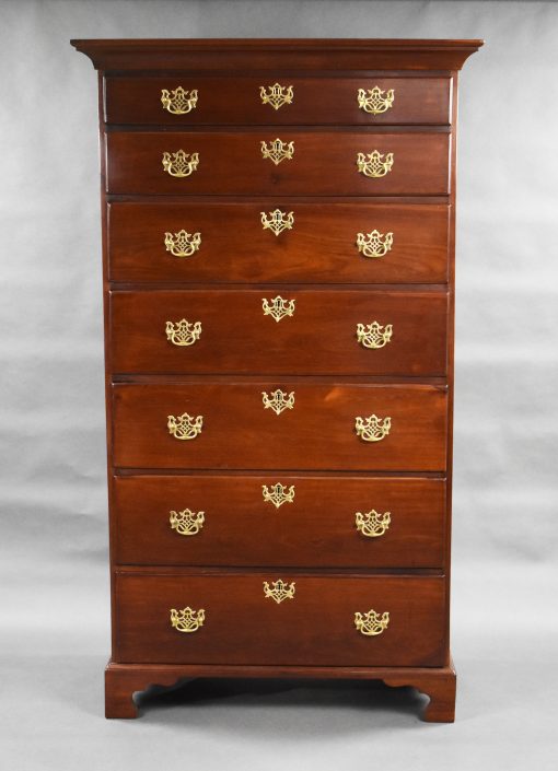 887 A Tall George III Mahogany Chest of Drawers DXX
