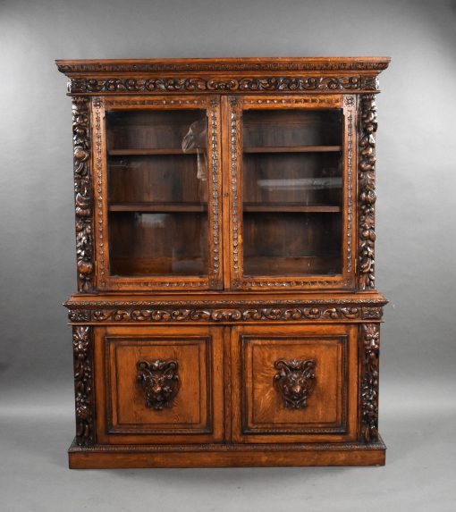 0_1218_A_Victorian_Carved_Oak_Bookcase_NXX