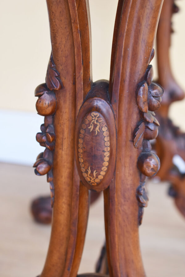 19th Century Mahogany Chippendale Style Pedestal Desk - Image 7