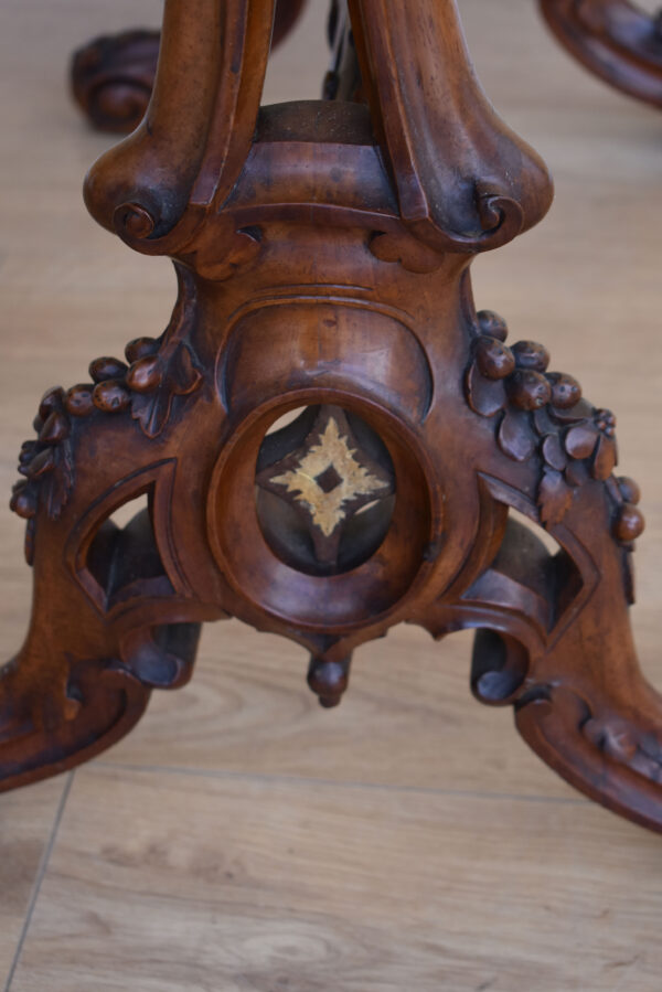 19th Century Mahogany Chippendale Style Pedestal Desk - Image 6