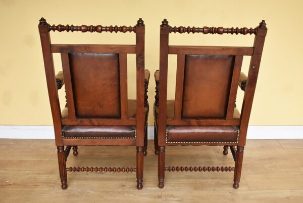 Pair of Victorian Armchairs - Image 7