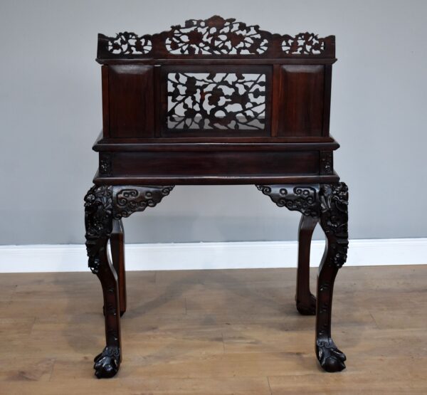 19th Century Chinese Padouk Wood Desk - Image 2