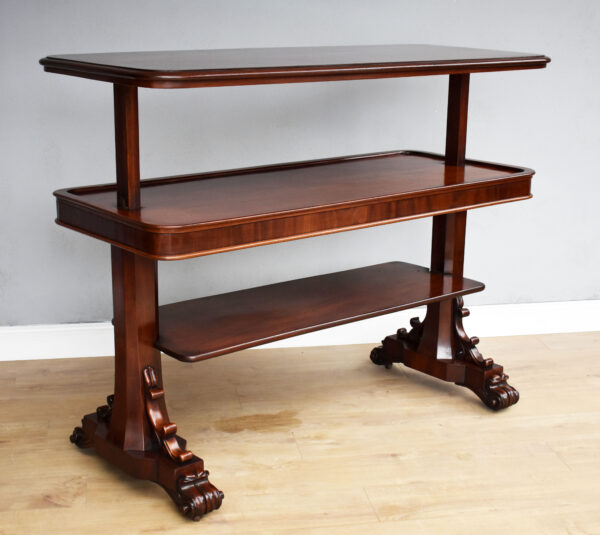 Victorian Mahogany Telescopic Dumbwaiter - Image 2