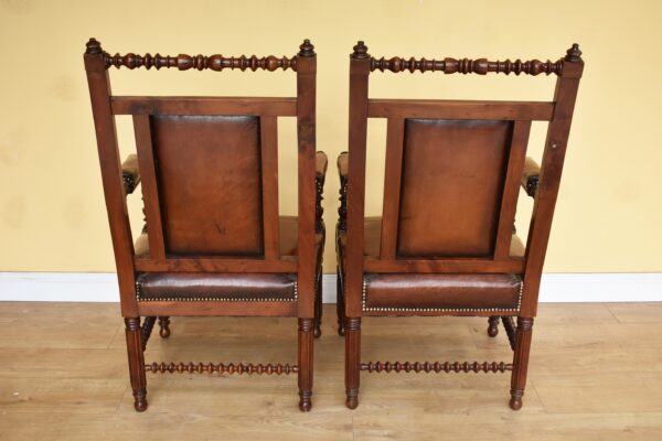 Pair of Victorian Armchairs - Image 5