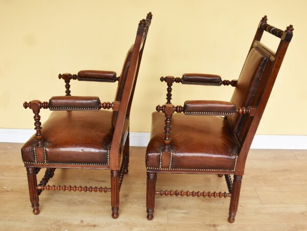 Pair of Victorian Armchairs - Image 4