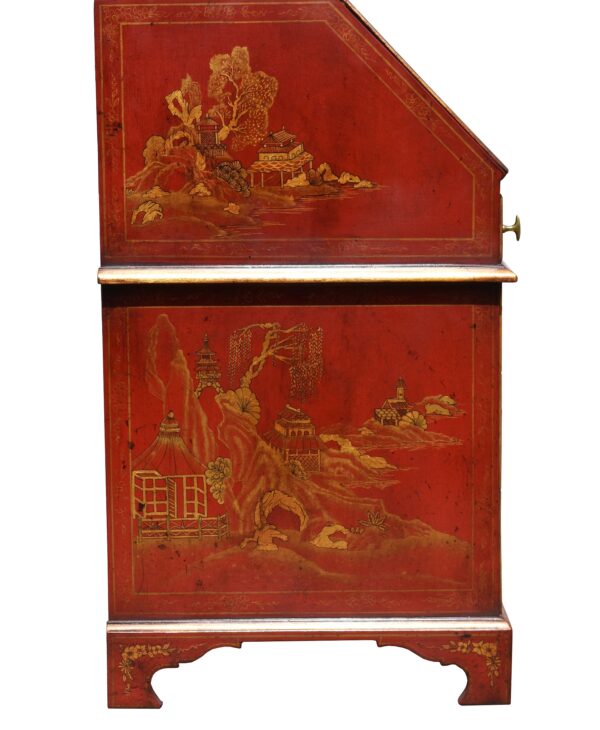 18th Century Chinoiserie Bureau Bookcase - Image 7