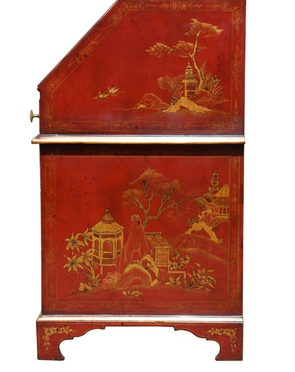 18th Century Chinoiserie Bureau Bookcase - Image 2