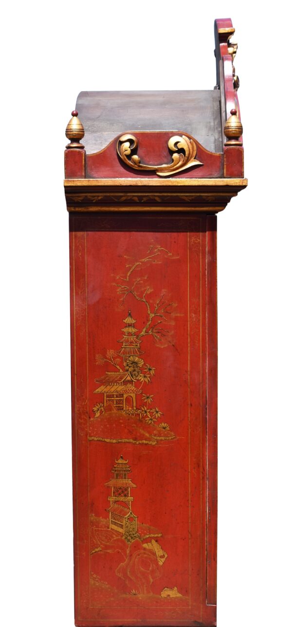 18th Century Chinoiserie Bureau Bookcase - Image 3