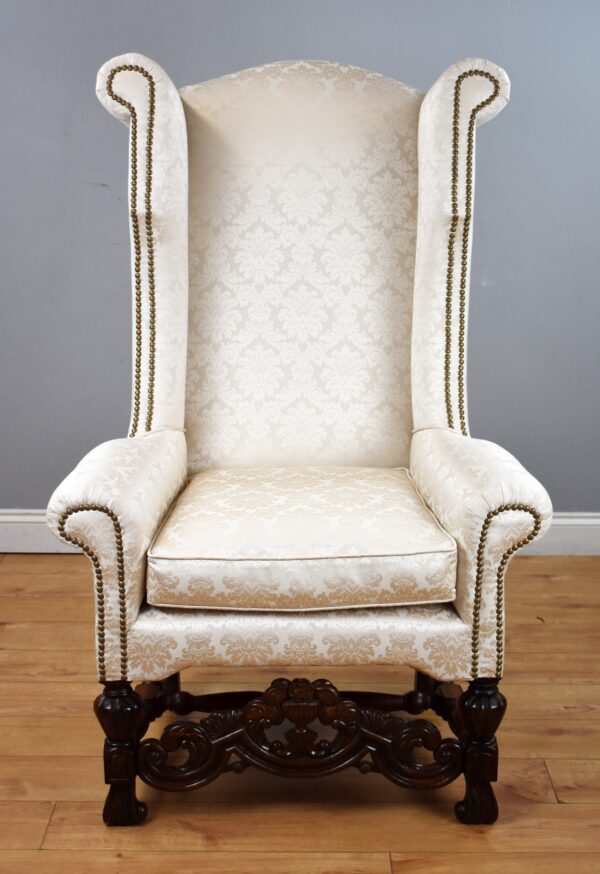 Victorian Wing Back Armchair - Image 2