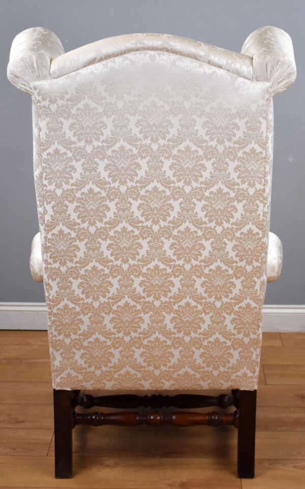 Victorian Wing Back Armchair - Image 9