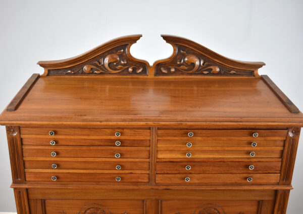 Victorian Walnut Dental Cabinet - Image 8