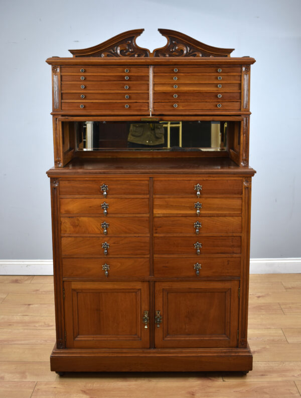 Victorian Walnut Dental Cabinet - Image 7