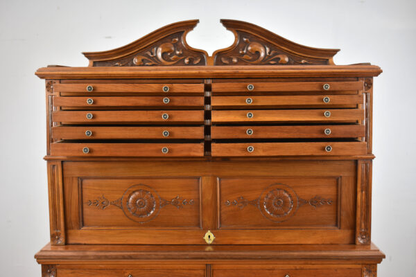 Victorian Walnut Dental Cabinet - Image 5