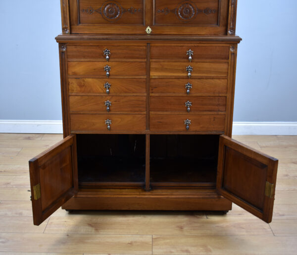 Victorian Walnut Dental Cabinet - Image 3