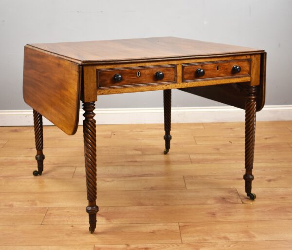 Regency Mahogany Drop Leaf Table