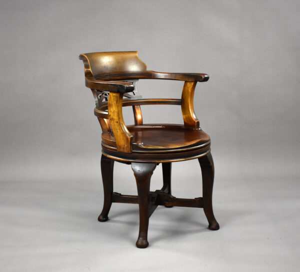 Victorian Mahogany Desk Chair