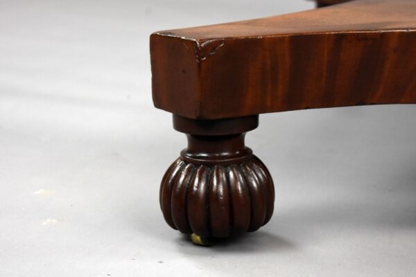 Regency Mahogany Breakfast Table - Image 5