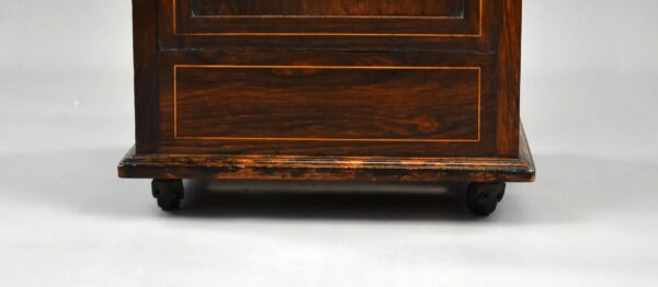 Victorian Rosewood Inlaid Coal Purdonium by James Shoolbred - Image 6