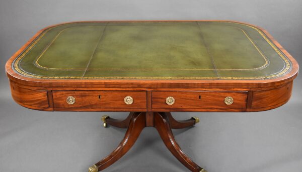 George III Mahogany Drum Table - Image 2