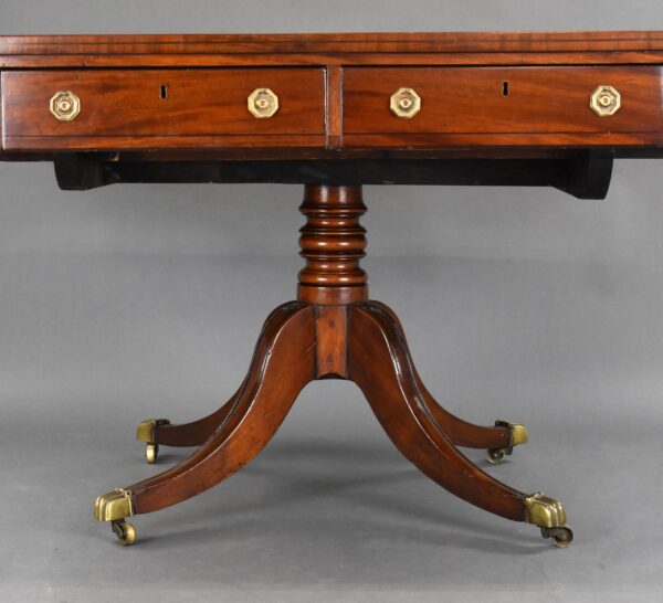 George III Mahogany Drum Table - Image 3