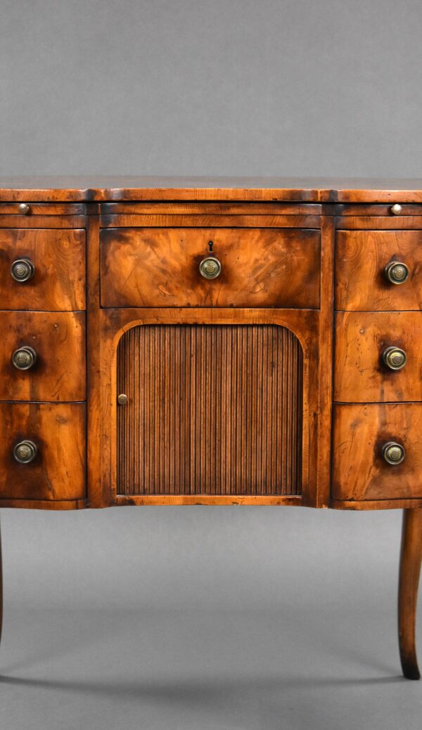 Antique Yew Wood Chest - Image 10