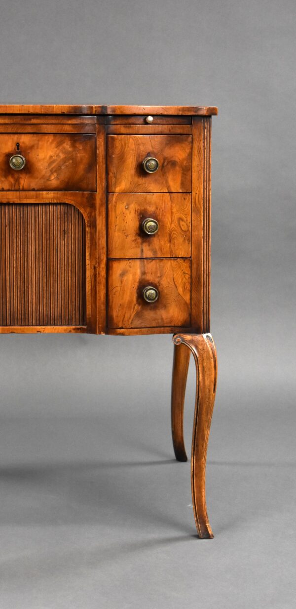 Antique Yew Wood Chest - Image 9