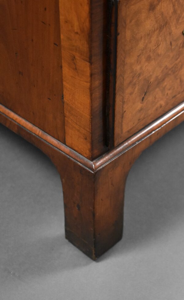 George I Walnut Bureau Bookcase - Image 9