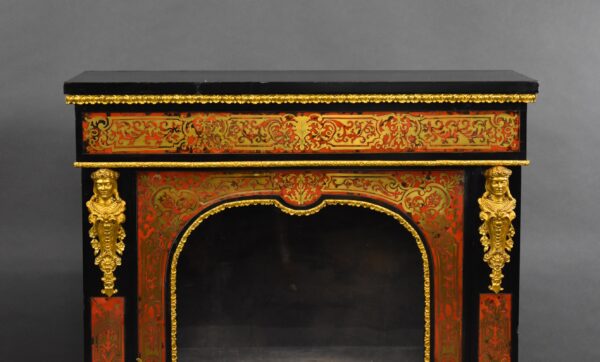 Pair of 19th Century French Boulle Pier Cabinets - Image 7