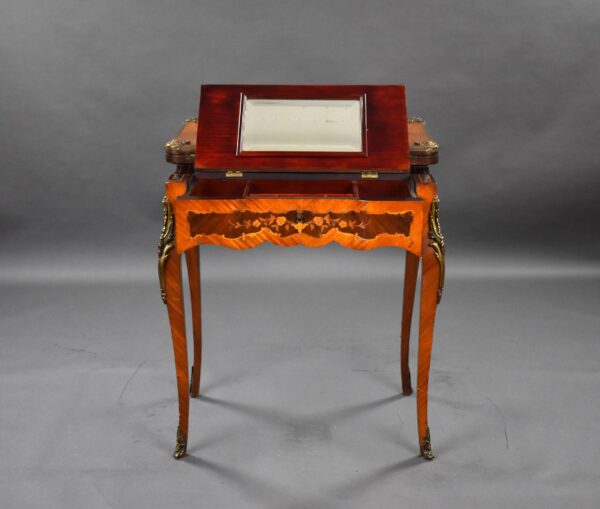 Victorian Marquetry Card Table - Image 6