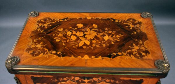 Victorian Marquetry Card Table - Image 5