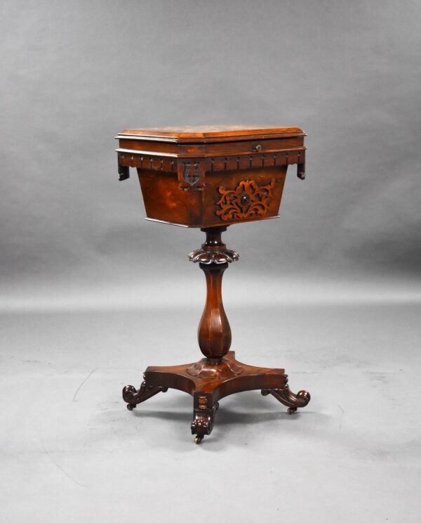 William IV Rosewood Tea Poy