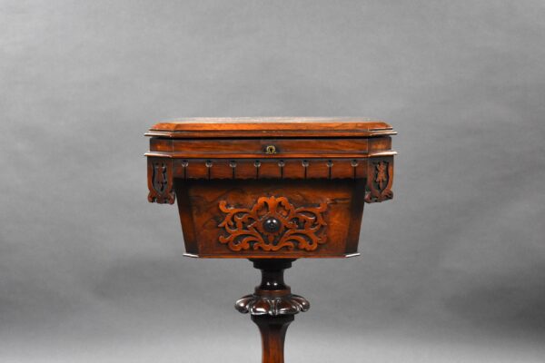 William IV Rosewood Tea Poy - Image 3