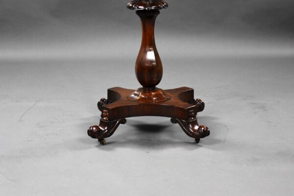 William IV Rosewood Tea Poy - Image 9