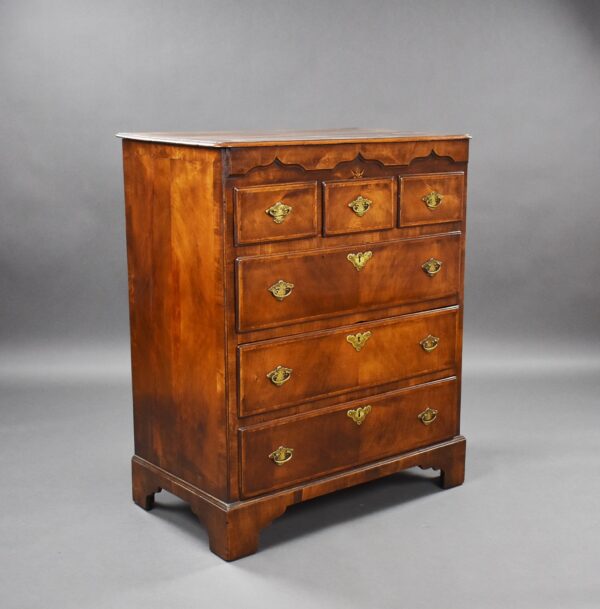 George III Walnut Chest of Drawers