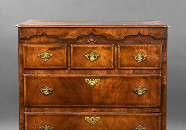 George III Walnut Chest of Drawers - Image 3