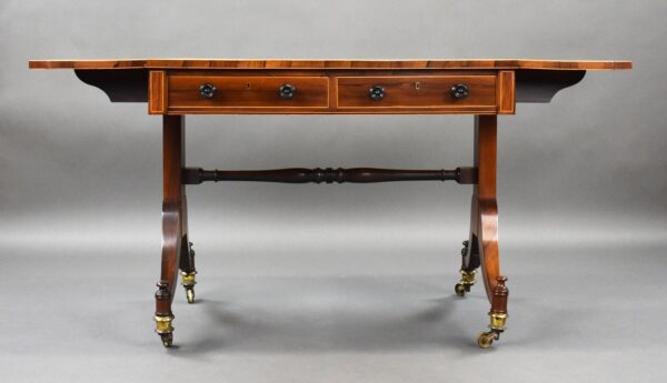 Regency Rosewood Sofa Table - Image 9