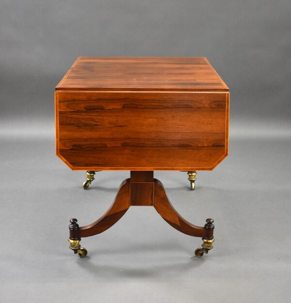 Regency Rosewood Sofa Table - Image 2