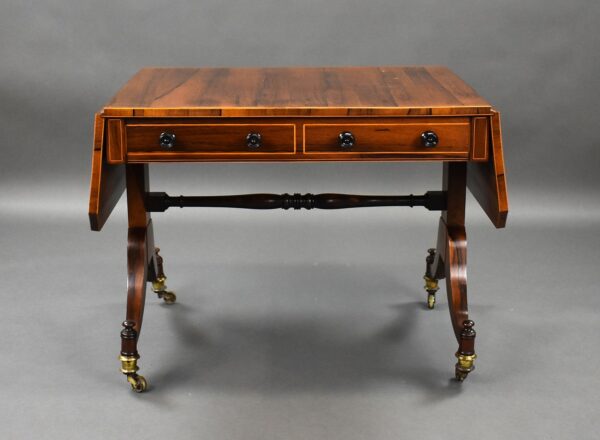 Regency Rosewood Sofa Table - Image 3