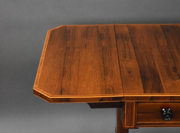 Regency Rosewood Sofa Table - Image 6