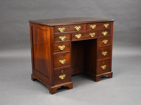 George III Mahogany Kneehole Desk