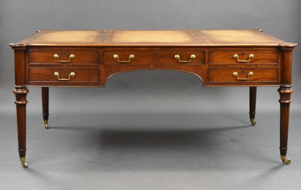 Large Mahogany Writing Table - Image 2