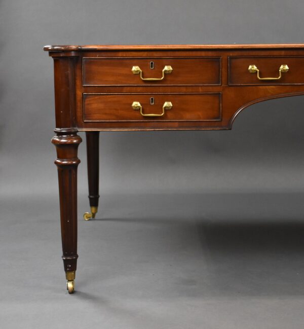 Large Mahogany Writing Table - Image 6