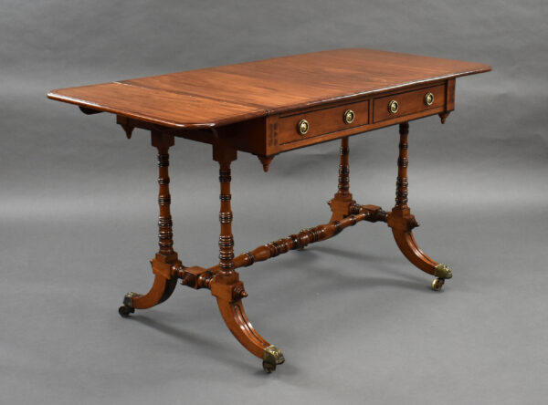 Regency Mahogany Sofa Table - Image 2