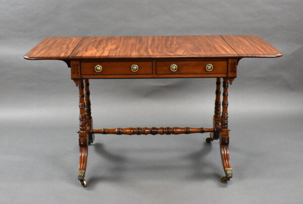 Regency Mahogany Sofa Table - Image 3